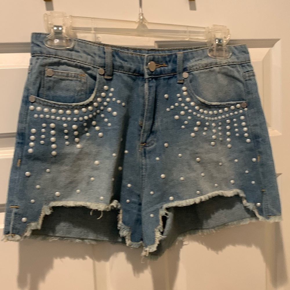 Free Generation blue Jean shorts